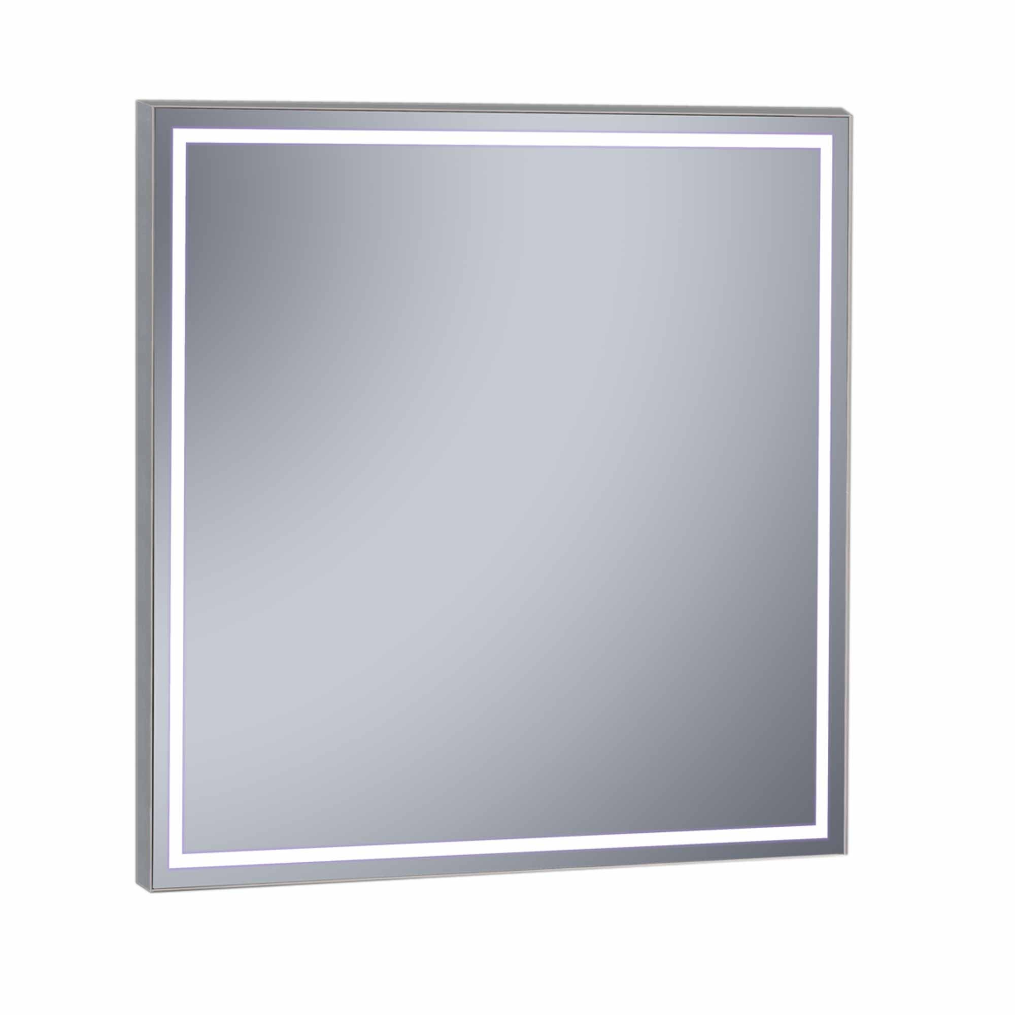 Espejo baño BRILLE Plus con luz led y antivaho de 80 a 120 cm - HSF  Materiales de Construcción