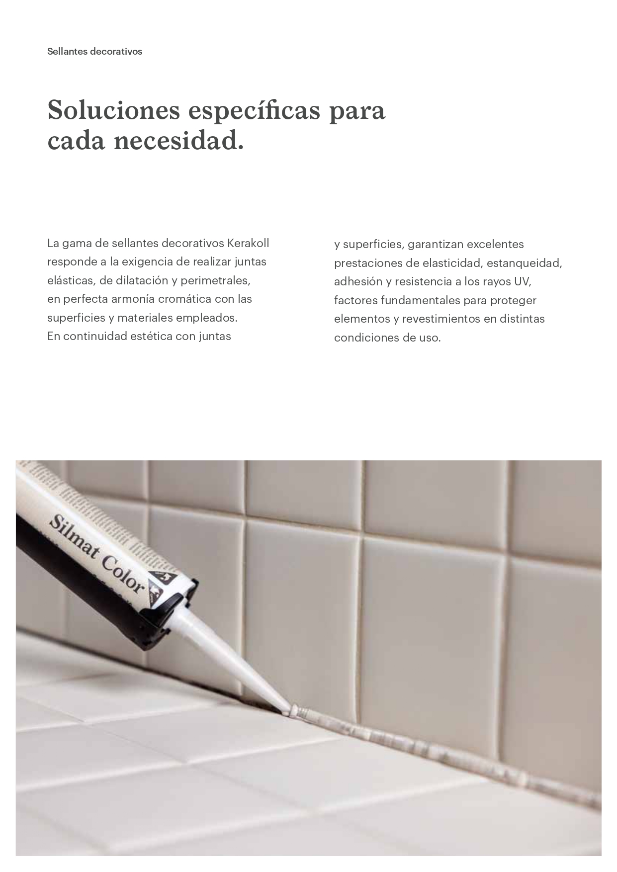 Silicona Silmat Color KERAKOLL Sellante decorativo para baldosas y mosaicos - Imagen 2