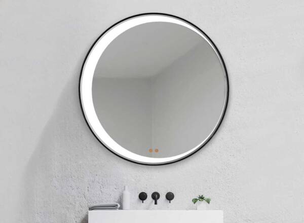 Espejo para baño circular eclipse