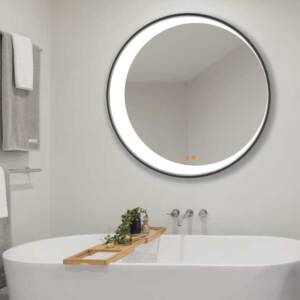 Espejo para baño con sistema anti vaho luz led eclipse