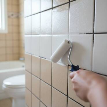 Reformar el baño sin obras: guía para pintar los azulejos